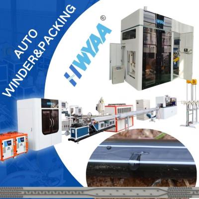 Máquina para la fabricación de cintas de riego por goteo tipo T-Tape (tira), para uso agrícola y mangueras de jardín.