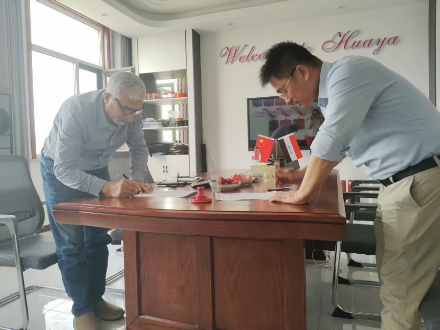 Cooperation with Iraqi customers